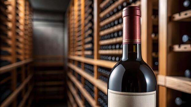 Red wine bottle storage