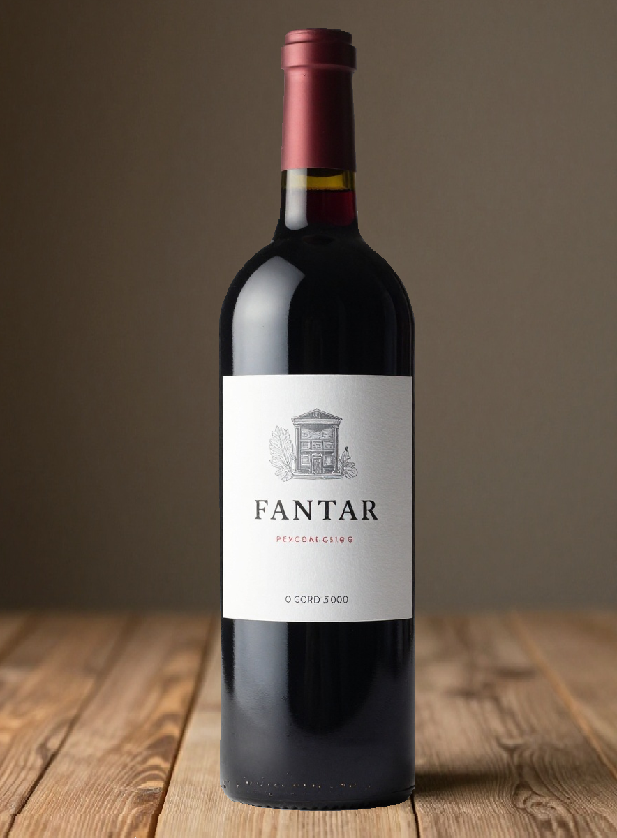 Red wine bottle