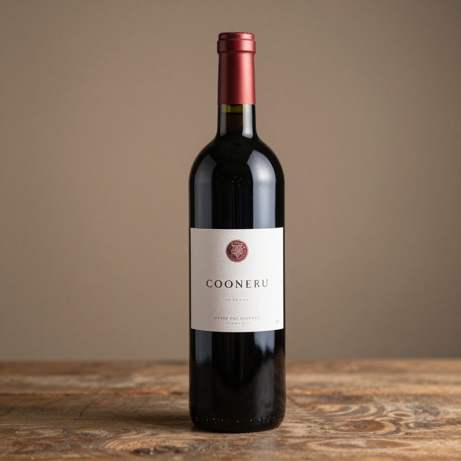 Red wine bottle